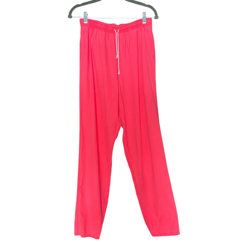 OP Hot Pink Elastic Waist Drawstring Sweatpants